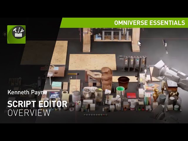 Using the Script Editor to Create and Edit Python Scripts in Omniverse