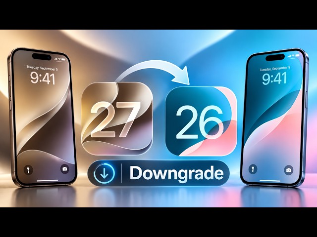 How to Downgrade iOS 27 to iOS 26 on iPhone! (Step-by-Step Guide)