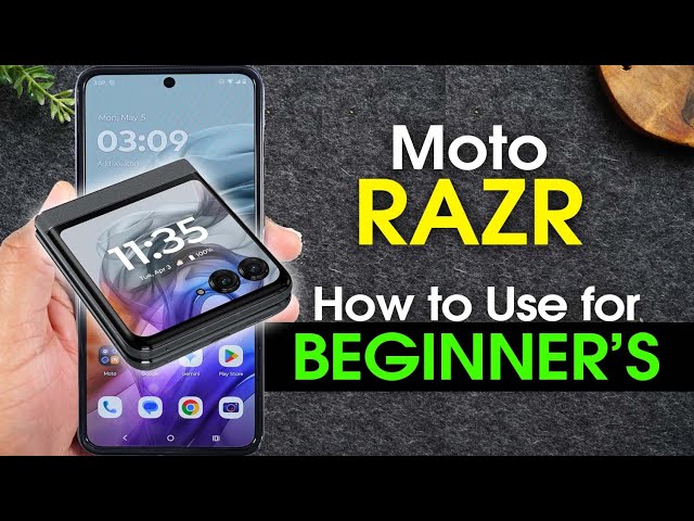 Motorola Razr for Beginner's (Learn the Basics in Minutes) | Moto Razr 2024