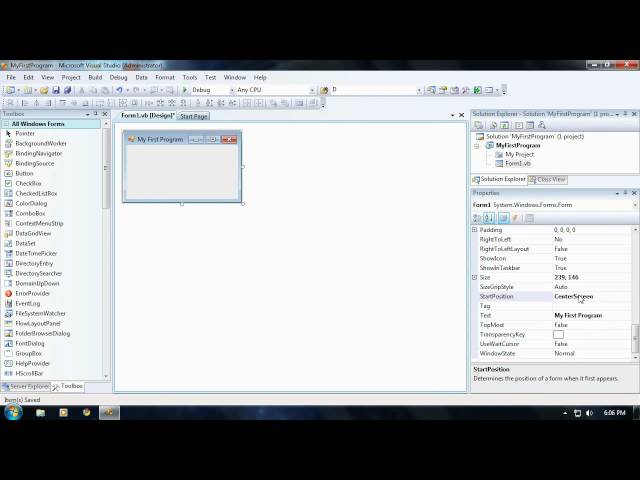 VB.NET Training - Creating Your First Program - 3