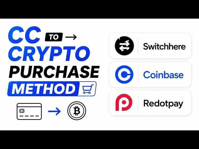 CC to Crypto Purchase Method 2026 | Switchere, Coinbase & RedotPay Explained