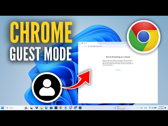 How To Open Chrome In Guest Mode