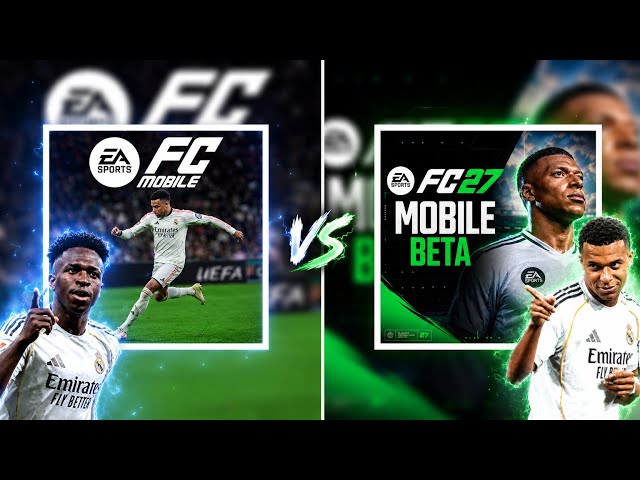 EA SPORTS FC Mobile 26 vs FC Mobile 27 ▪︎ FULL Comparison – Graphics, Animations & Gameplay