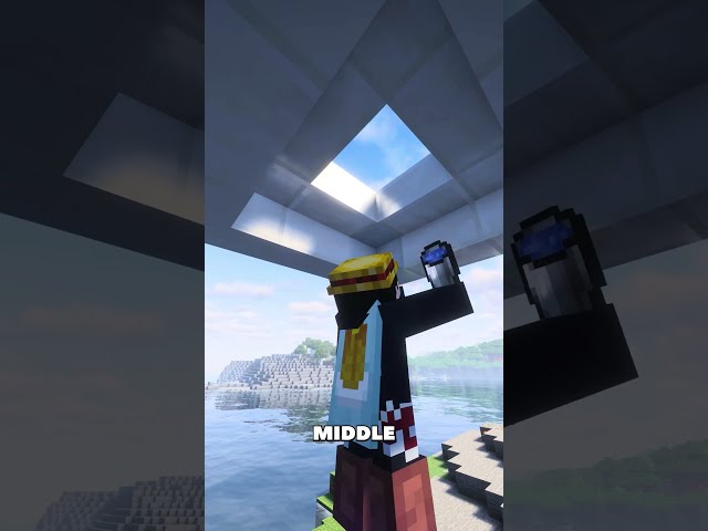 making a realistic aquarium in minecraft