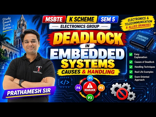 Deadlock in Embedded Systems | Causes & Handling | Electronics Group I MSBTE Sem 5 | Prathamesh Sir