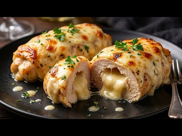 No-Fuss Cheesy Chicken Rolls! So Simple & Dangerously Delicious!