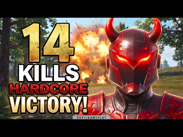 PUBG Mobile 14 Kills Gameplay | Winner Winner Chicken Dinner