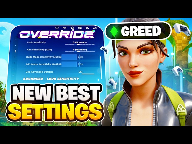 *NEW* Best Controller Settings + Sensitivity For Fortnite Chapter 7 Season 4! (PS4/PS5/XBOX/PC)
