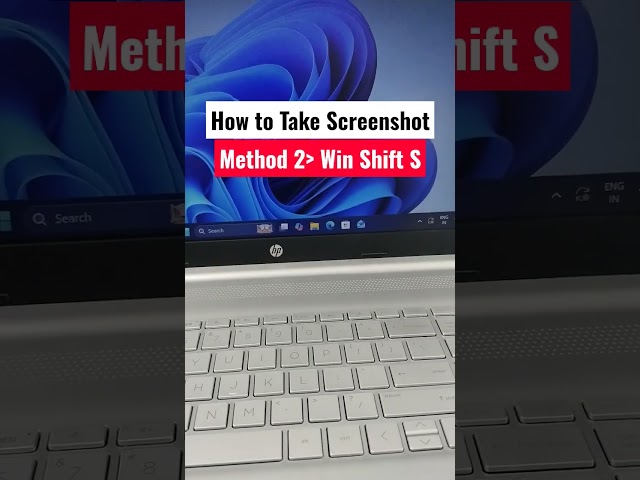 How to Take a Screenshot on Laptop | Windows Key + Shift + S 💻 #shorts #windowstips