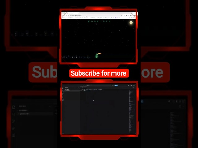 Create Godzilla Walk Animation using HTML CSS JavaScript 🦖 | Web Design Tutorial #shorts