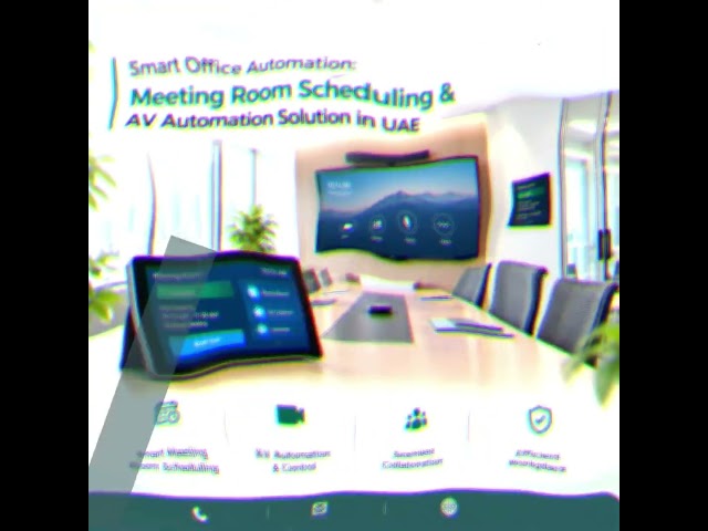 Smart Office Automation | Meeting Room Scheduling & AV Automation Solutions in UAE
