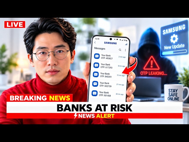 DANGER: Samsung's New Update Is Leaking Bank OTPs