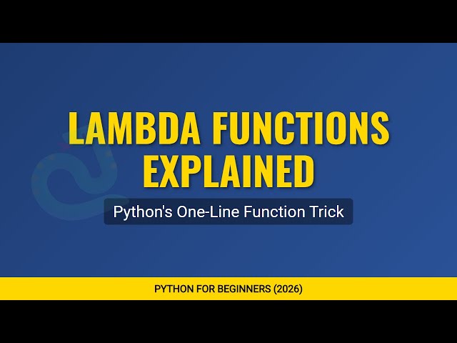Python Lambda Functions Explained: The Ultimate Guide to Anonymous Functions