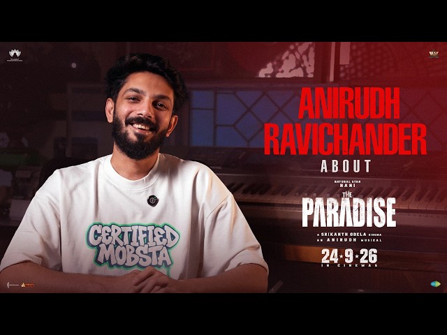 Anirudh Ravichander about The Paradise | #TheParadise Pre Release Event | Nani | Srikanth Odela