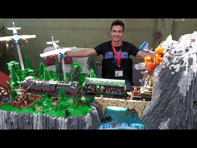 LEGO WWII Mountain Pass Battle