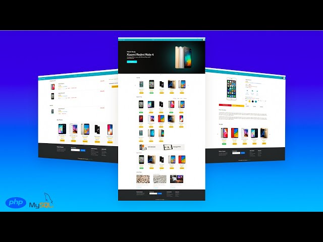 Complete Mobile Shopee E-Commerce Website Course - PHP & MySQL