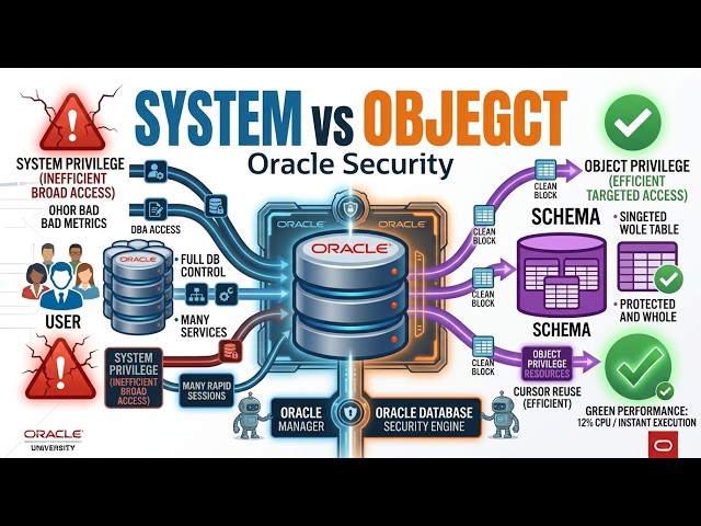 Oracle System Privileges vs Object Privileges | ANY Privileges & Least Privilege