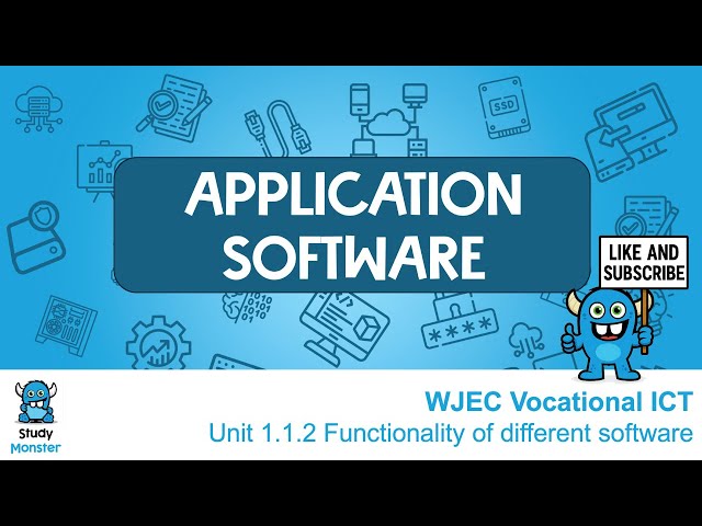 WJEC ICT Revision | Application Software Explained