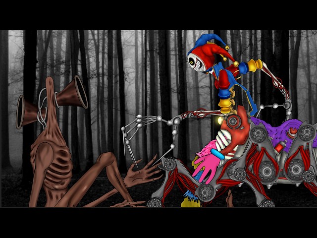 Prototype 1006 vs Siren Head , Poppy playtime chapter 5. Compilation Animation 6