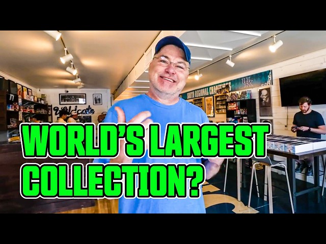 He has 3.2 million trading cards 😳