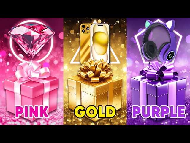 Choose Your Gift! 🎁 PINK, GOLD or PURPLE | Daily Quiz