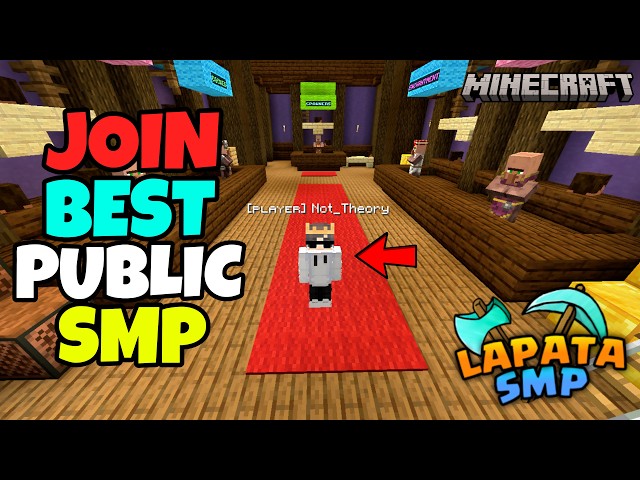 🏏 New Best Survival Public SMP Server for Minecraft 🍣 | Java + PE | 24/7 Online | Free to Join ⛵