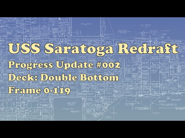 USS Saratoga Redraft Progress Update #002