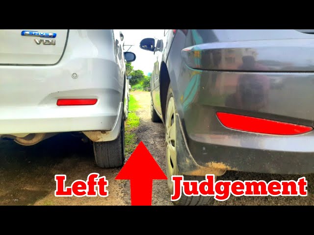 How to do left side judgement car | reference point to judge left side of car