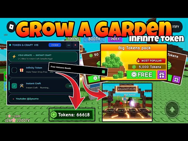 [🎁TOKEN] Grow A Garden Script Updated Infinity Trade Tokens V12.0 !! Best Roblox Script || Roblox