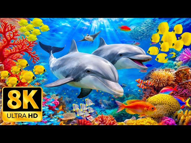 Underwater Paradise 8K 🐢 Escape into a Crystal Blue Ocean Filled with Incredible Marine Life#1