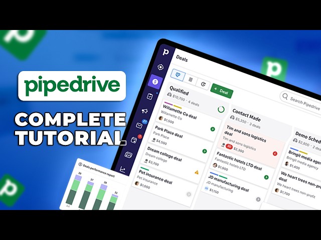 Learn Pipedrive Within 10 Minutes! Complete Pipedrive Tutorial