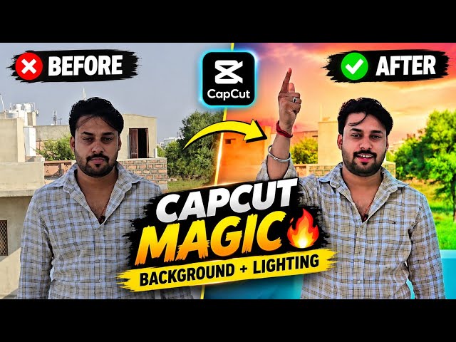 CapCut में Background Color कैसे Change करें? 🔥 | Lighting & Background Editing Tutorial