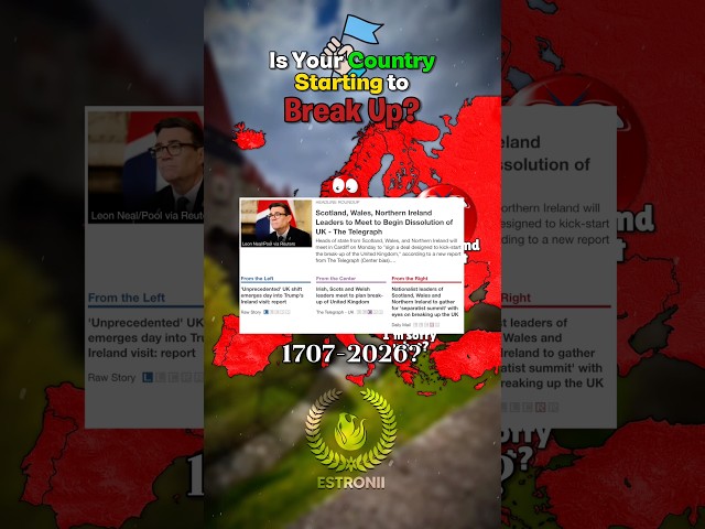 🇬🇧⛓️‍💥😔Is Your Country Starting to Break Up? #map #mapping #geography #uk #europe #geo #empire