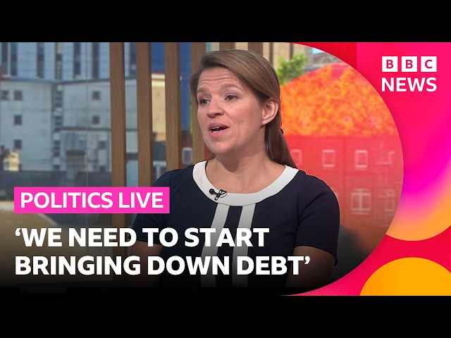 Economist Helen Miller urges government to reduce borrowing | BBC Politics Live