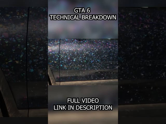 GTA 6 Trailer Breakdown - எப்படி பண்ணாங்க? CarPaint - Tamil Breakdown #shorts