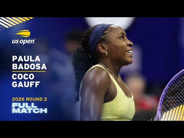 Paula Badosa vs. Coco Gauff Full Match | 2026 US Open Round 2