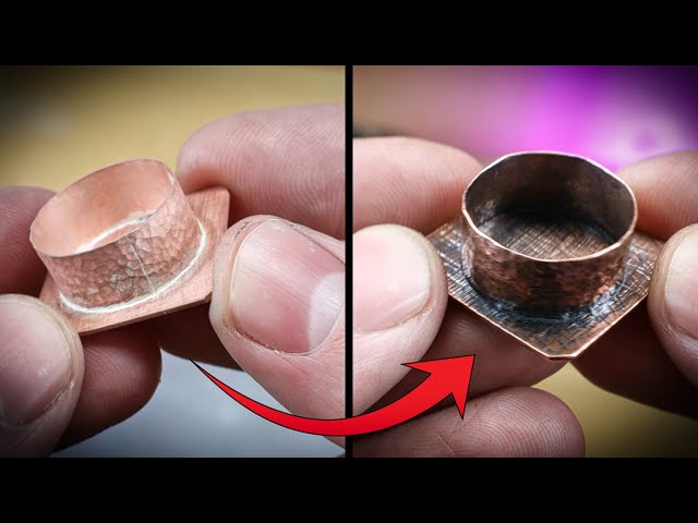 How to Hide Silver Solder On Copper Jewelry