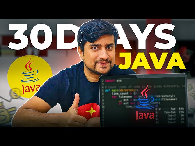 Can You Learn JAVA in 30 Days? | JAVA Complete Roadmap