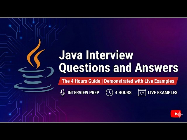 Java Interview Questions and Answers - The 4 Hours Guide | ( Demonstrated with Live Examples)