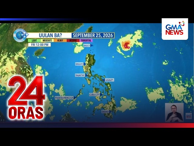 Bagyon Queenie na nasa loob ng PAR, posibleng lumakas pa | 24 Oras