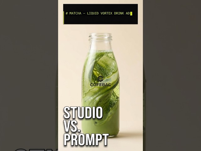 How I made this ad with one AI prompt #ai #ad #shorts