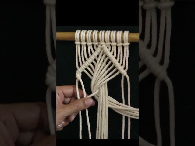 New Macramé Diamond Pattern | how to make...  #diy #macrame #handmade #tutorial