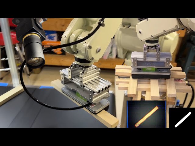 Restoring Old Industrial Robot and Giving it Vision to Stack Wood @StuffMadeHere