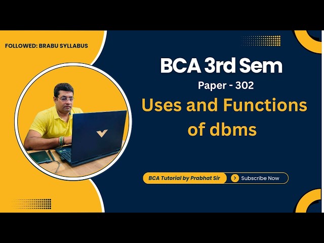 Dbms Uses and Functions