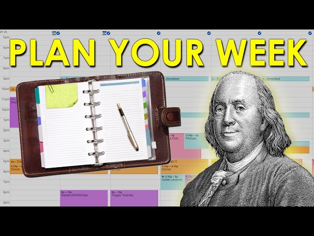 How to Plan Your Week | The Art of Manliness
