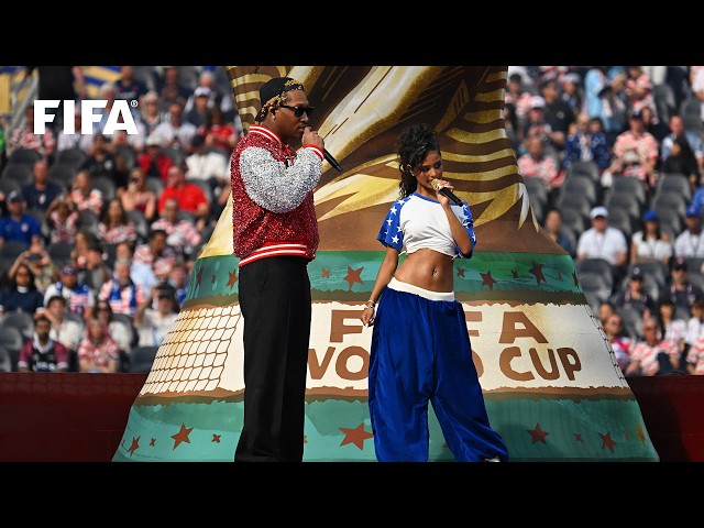 Future and Tyla perform Game Time at the Opening Ceremony of FIFA World Cup 2026 in Los Angeles