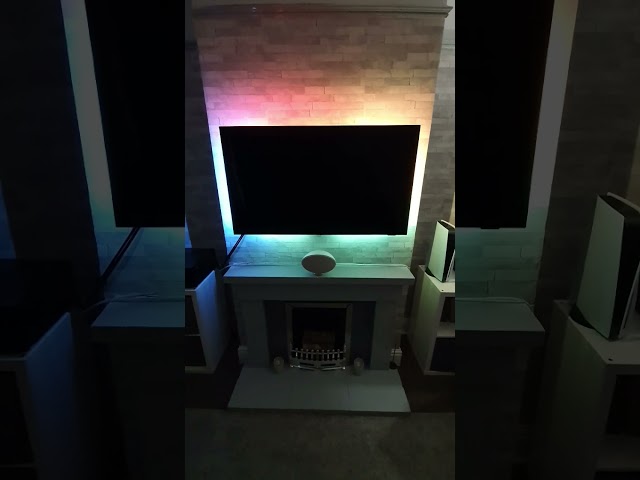 Philips ambilight OLED first switch on!
