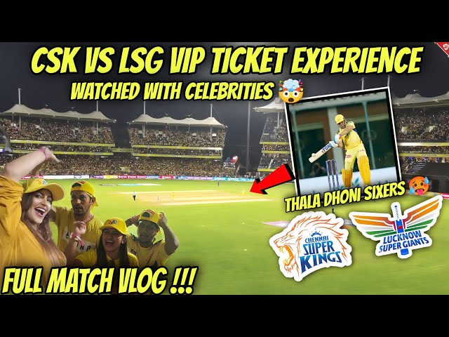 Dhoni Goosebumps Moments 🤯 Stadium Experience CSK VS LSG Vlog 🔥 | IPL 2023