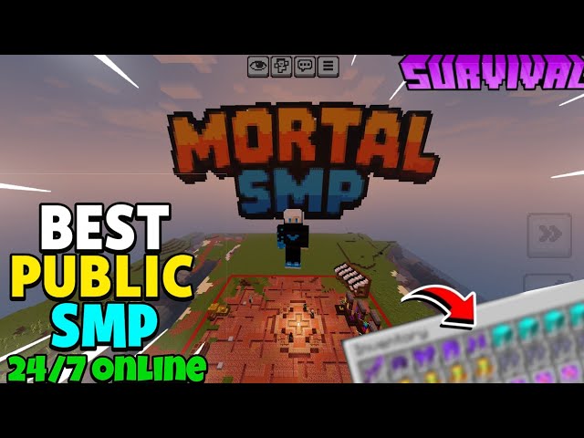 🏏 New Best Survival Public Smp Server For Minecraft 🍣 | Java + PE | 24/7 Online | Free To Join ⛵