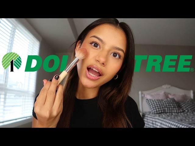 Trying a Full Face of Dollar Tree makeup